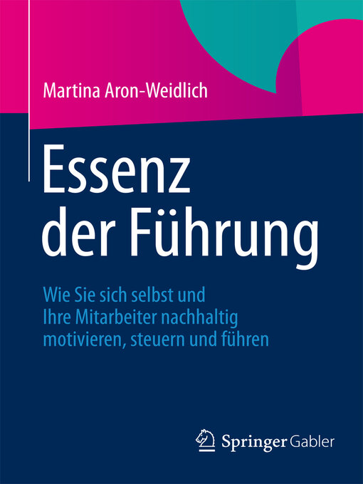 Title details for Essenz der Führung by Martina Aron-Weidlich - Available